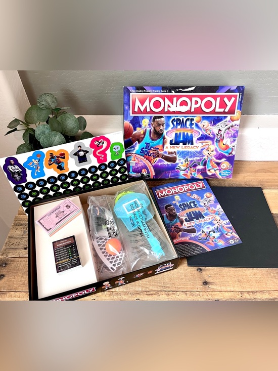 Hasbro Other - NEW Monopoly Space Jam A New Legacy Board Game LeBron James Sealed